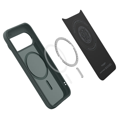 MagSafe Case for Google Pixel 11 Pro XL, Spigen, Liquid Air, Green ACS11863