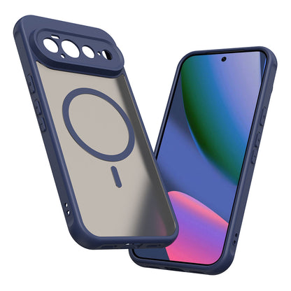 MagSafe Case for Google Pixel 11, Techsuit, HaloFrost II, Navy Blue