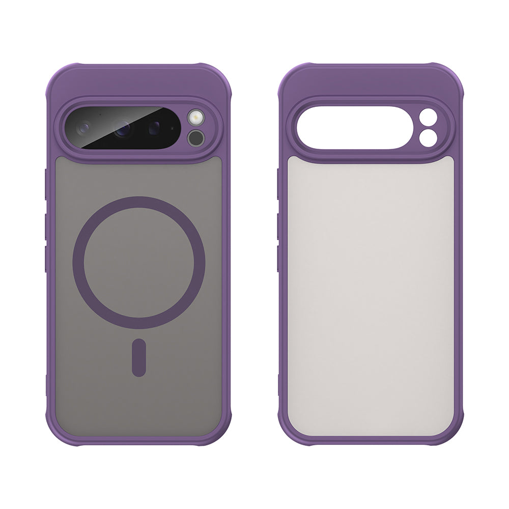 MagSafe Case for Google Pixel 9 Pro, Techsuit, HaloFrost II, Purple