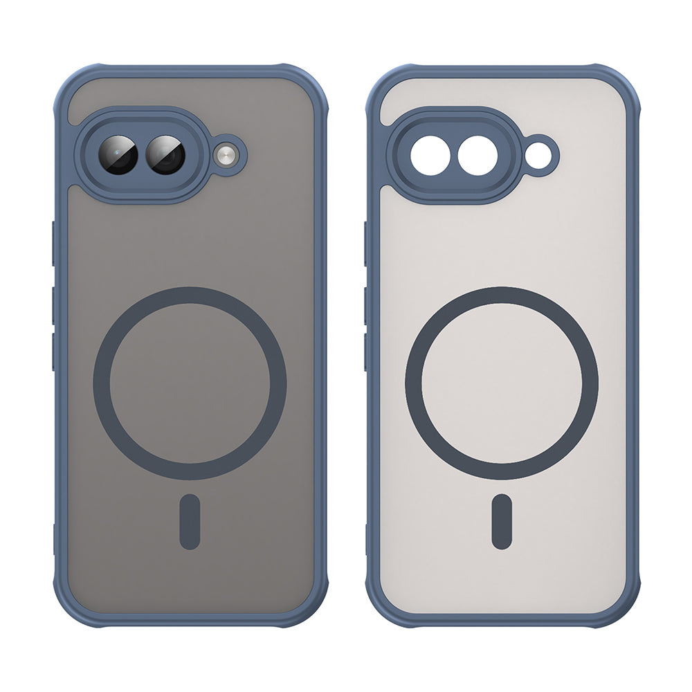 MagSafe Case for Google Pixel 9a, Techsuit, HaloFrost II, Navy Blue