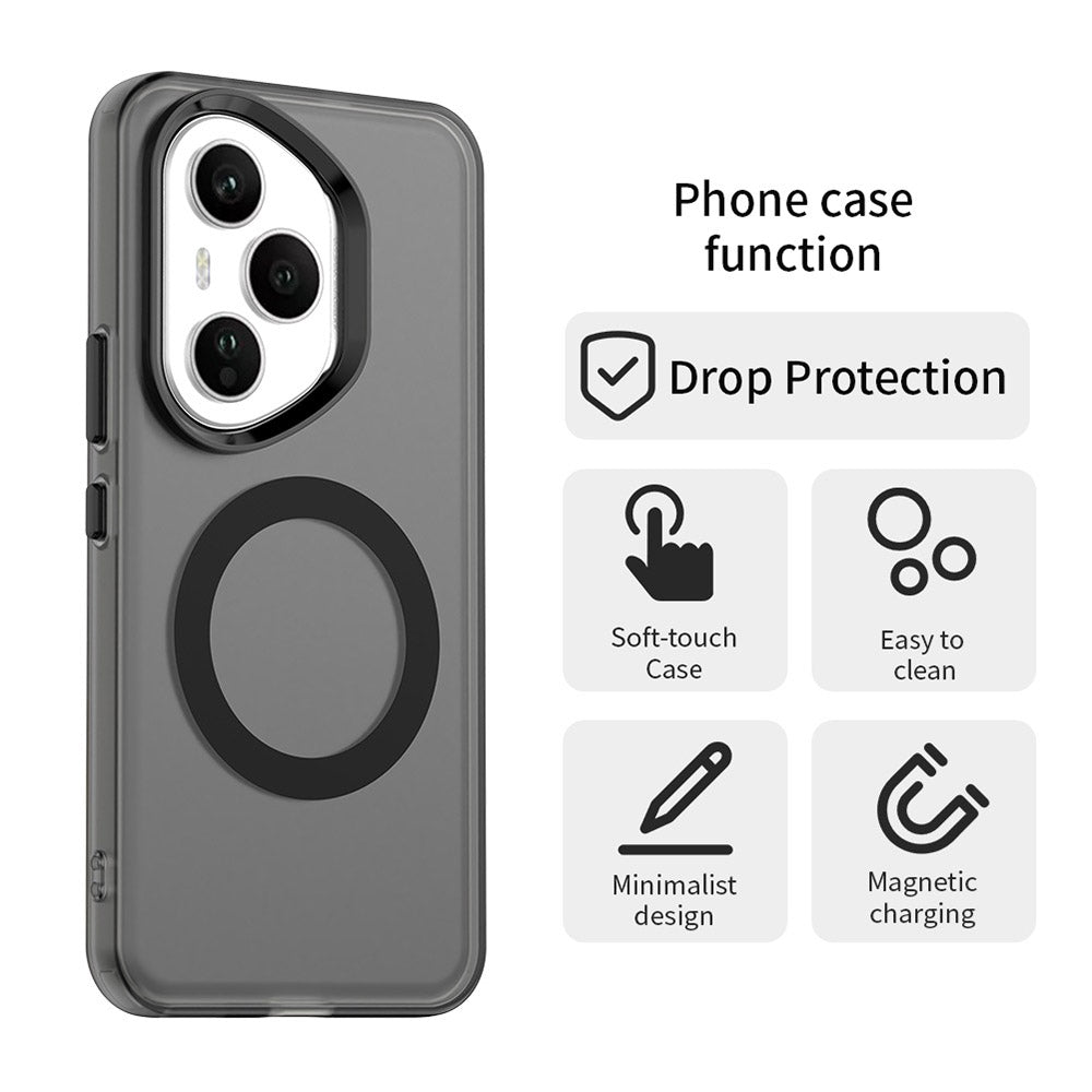 MagSafe Case for Honor 400 Pro, Techsuit, CandyCase, Black