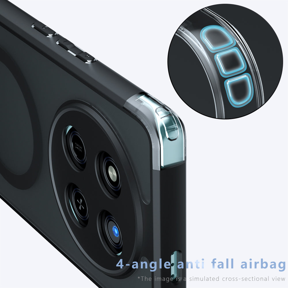 MagSafe Case for Honor 400 Pro, Techsuit, PureFrost, Black