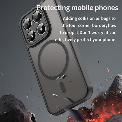 MagSafe Case for Honor 600 Lite, Techsuit, HaloFrost II, Black
