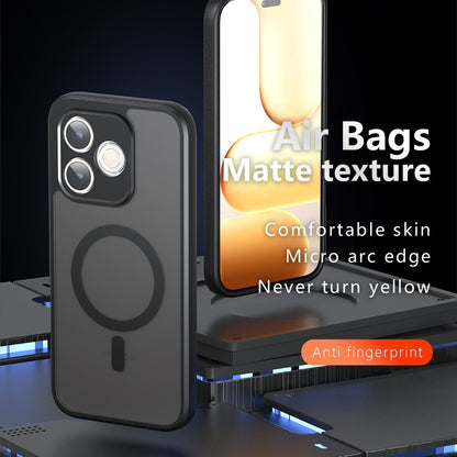 MagSafe Case for Honor 600 Lite, Techsuit, PureFrost, Satin Black