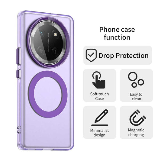 MagSafe Case for Honor X9c / Magic7 Lite, Techsuit, CandyCase, Purple