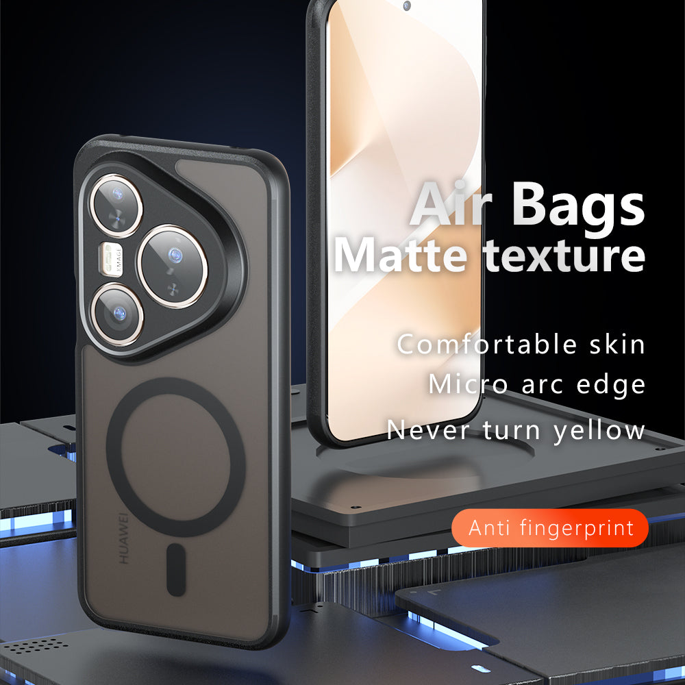 MagSafe Case for Huawei Pura 80 Ultra, Techsuit, PureFrost, Satin Black