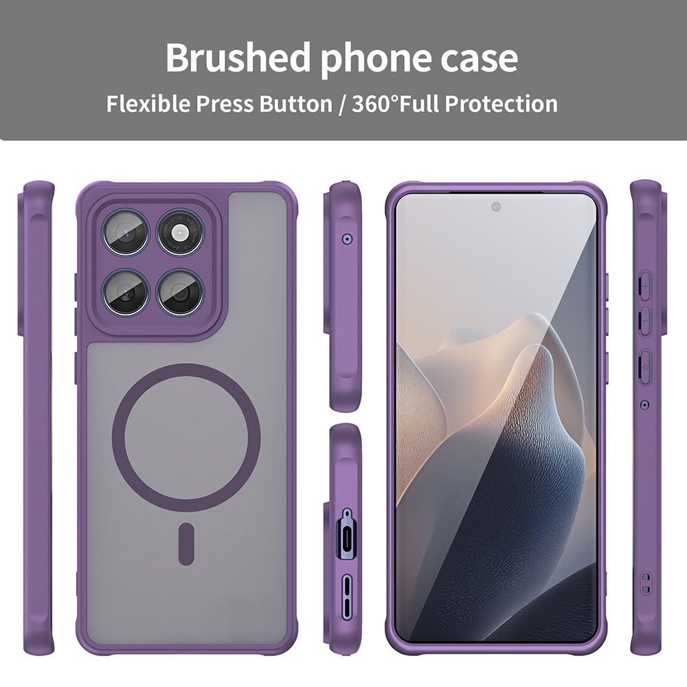 MagSafe Case for Motorola Edge 60 Fusion / Edge 60, Techsuit, HaloFrost II, Purple
