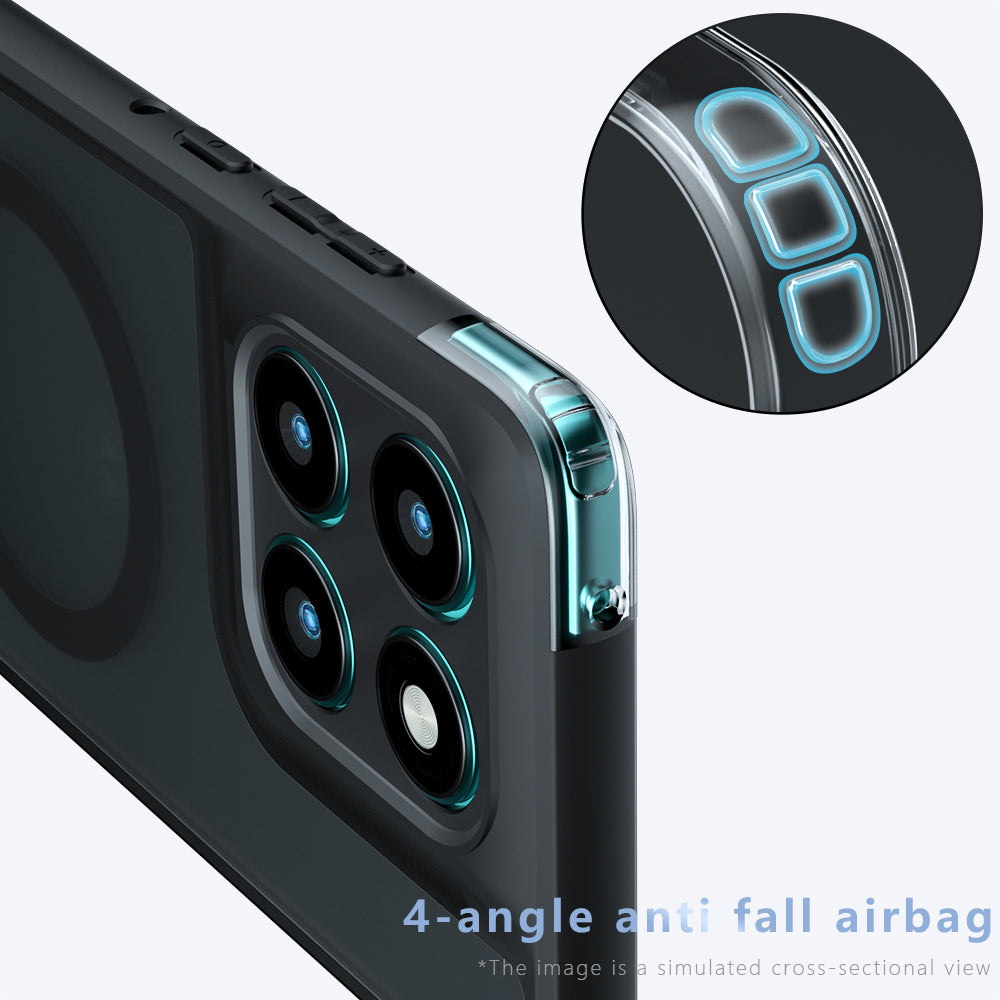 MagSafe Case for Motorola Edge 60 Fusion / Edge 60, Techsuit, PureFrost, Black