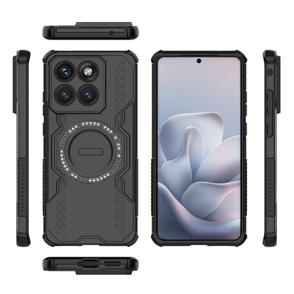 MagSafe Case for Motorola Edge 70 Fusion, Techsuit, ArmorMag, Black