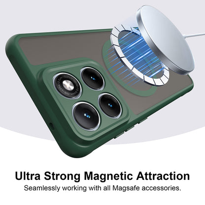 MagSafe Case for Motorola Edge 70 Fusion, Techsuit, HaloFrost II, Green