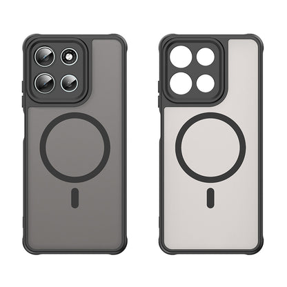 MagSafe Case for Motorola Moto G56, Techsuit, HaloFrost II, Black