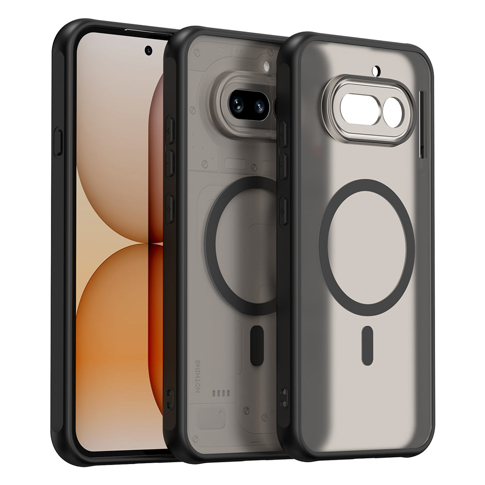 MagSafe Case for Nothing Phone (4a), Techsuit, HaloFrost II, Black