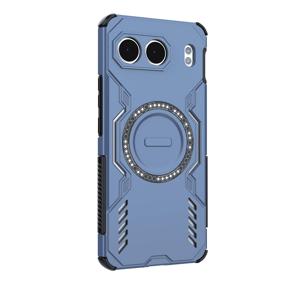MagSafe Case for OnePlus Nord 4, Techsuit, ArmorMag, Blue