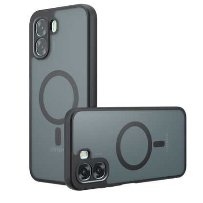 MagSafe Case for Oppo A6k 4G / A6x 4G / A6x, Techsuit, PureFrost, Matte Black