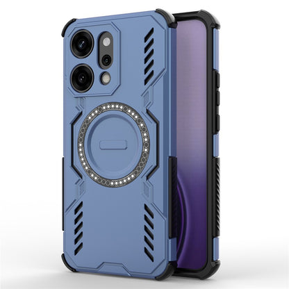 MagSafe Case for Oppo Reno14 Pro, Techsuit, ArmorMag, Blue