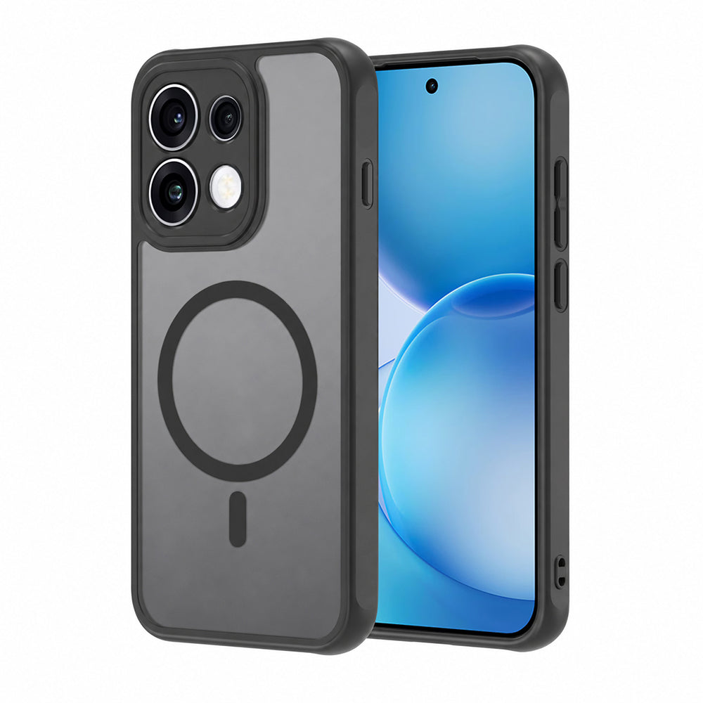 MagSafe Case for Oppo Reno16 Pro, Techsuit, HaloFrost II, Black