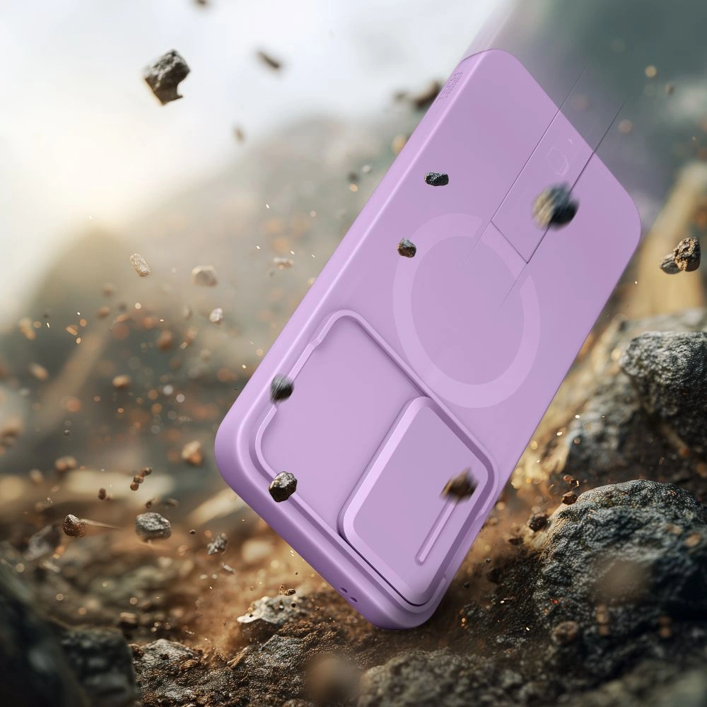 MagSafe Case for Samsung Galaxy A57 5G, Tech-Protect, Kevlar Aura, Violet