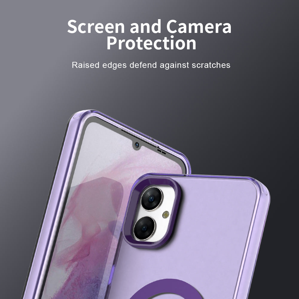 MagSafe Case for Samsung Galaxy A05 A055, Techsuit, CandyCase, Purple