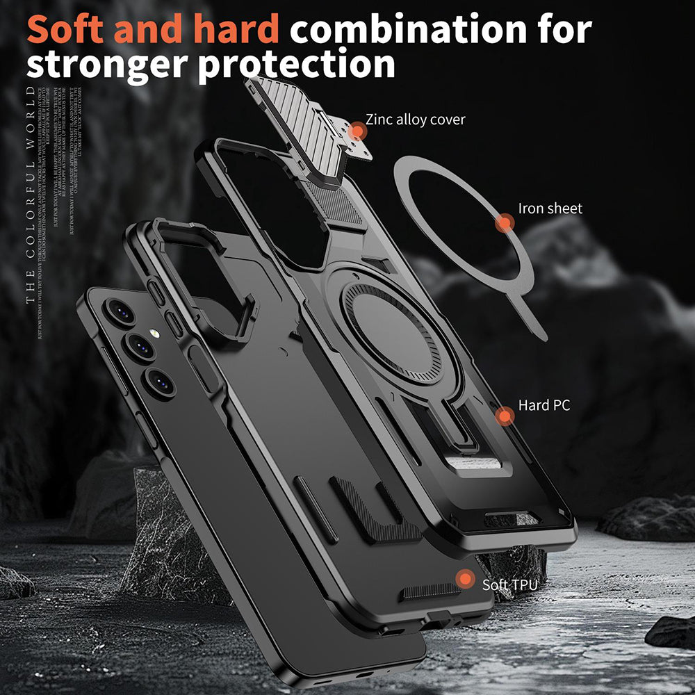 MagSafe Case for Samsung Galaxy A05s A057, Techsuit, CamVault, Black