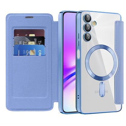 MagSafe Case for Samsung Galaxy A05s A057, Techsuit, SmartMag Book, Blue