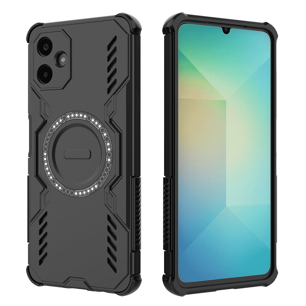 MagSafe Case for Samsung Galaxy A06 A065, Techsuit, ArmorMag, Black
