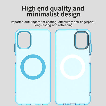 MagSafe Case for Samsung Galaxy A06 A065, Techsuit, CandyCase, Blue