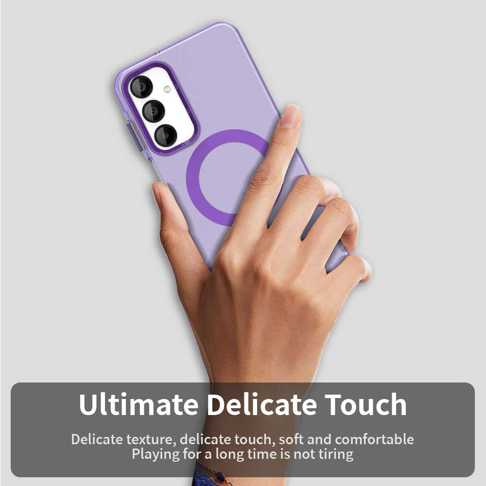 MagSafe Case for Samsung Galaxy A16 5G A166 / A16 4G A165, Techsuit, CandyCase, Purple