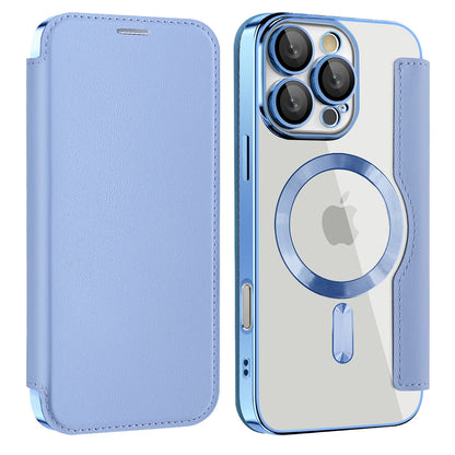 MagSafe Case for Samsung Galaxy A17 5G, Techsuit, SmartMag Book, Blue