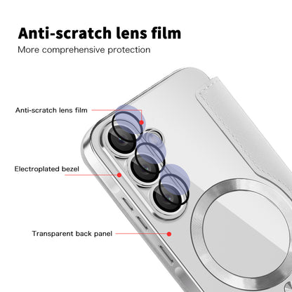 MagSafe Case for Samsung Galaxy A26 A266, Techsuit, SmartMag Book, Gray