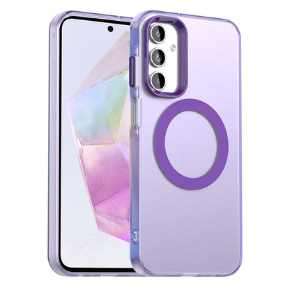 MagSafe Case for Samsung Galaxy A35 5G A356, Techsuit, CandyCase, Purple