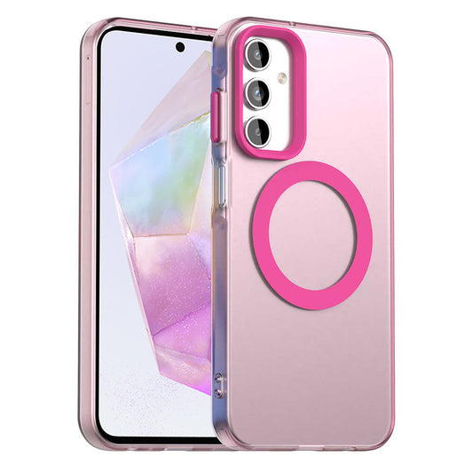 MagSafe Case for Samsung Galaxy A35 5G A356, Techsuit, CandyCase, Pink