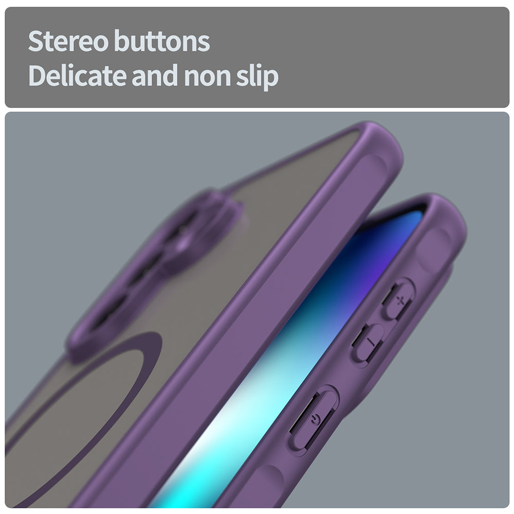 MagSafe Case for Samsung Galaxy A37 5G, Techsuit, HaloFrost II, Purple