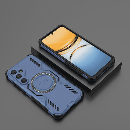 MagSafe Case for Samsung Galaxy A55 5G A556, Techsuit, ArmorMag, Blue