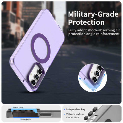 MagSafe Case for Samsung Galaxy A55 5G A556, Techsuit, CandyCase, Purple