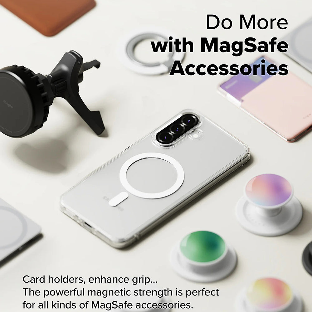 MagSafe Case for Samsung Galaxy A56 A566 / A36 A366, Ringke, Fusion, Transparent