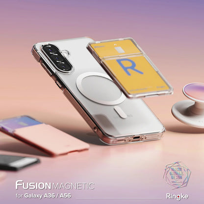 MagSafe Case for Samsung Galaxy A56 A566 / A36 A366, Ringke, Fusion, Transparent