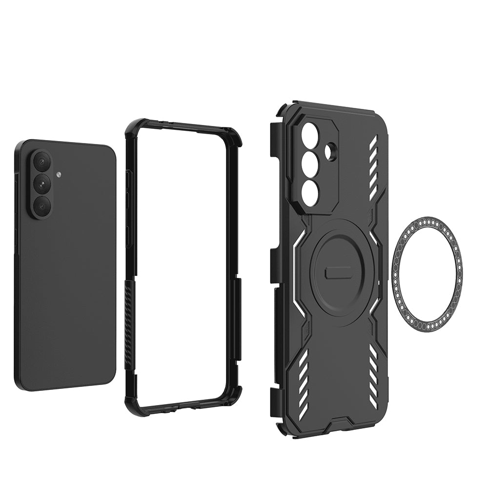 MagSafe Case for Samsung Galaxy A56 A566, Techsuit, ArmorMag, Black