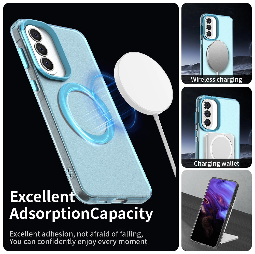 MagSafe Case for Samsung Galaxy A57 5G, Techsuit, CandyCase, Blue