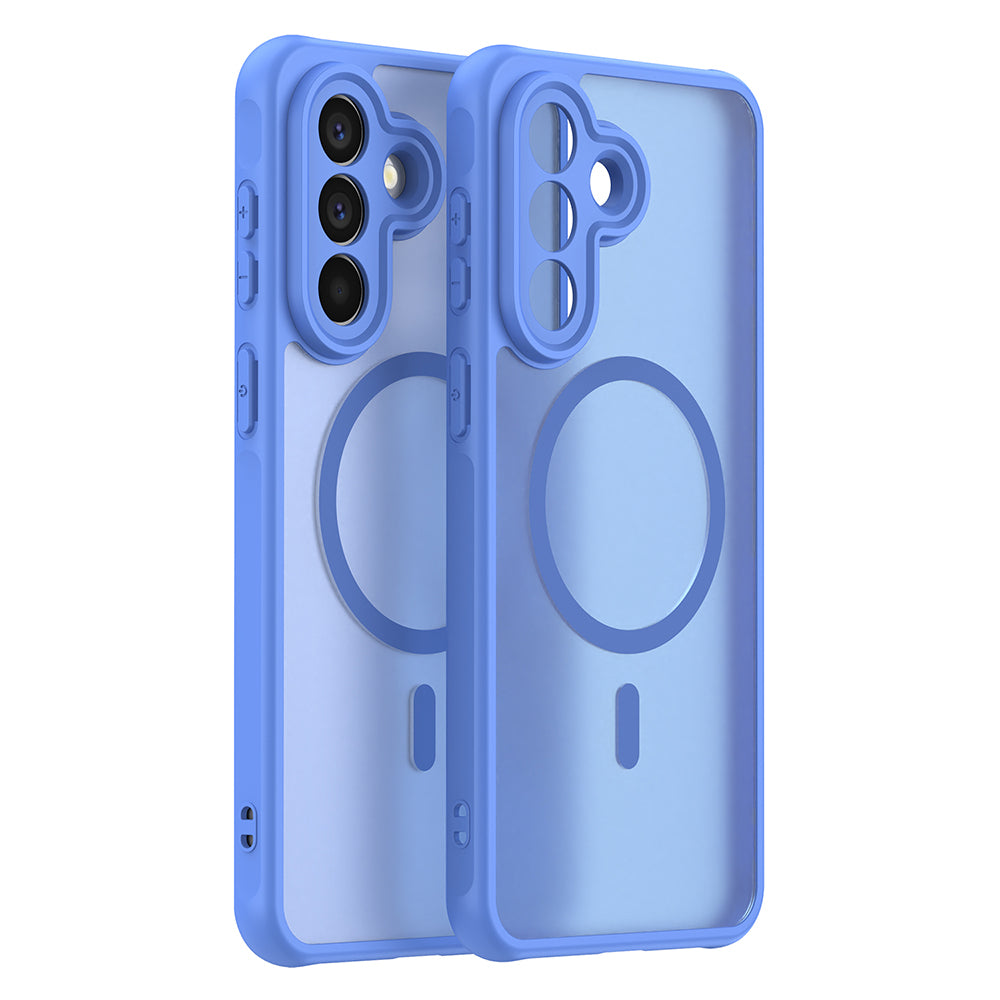 MagSafe Case for Samsung Galaxy A57 5G, Techsuit, HaloFrost II, Blue