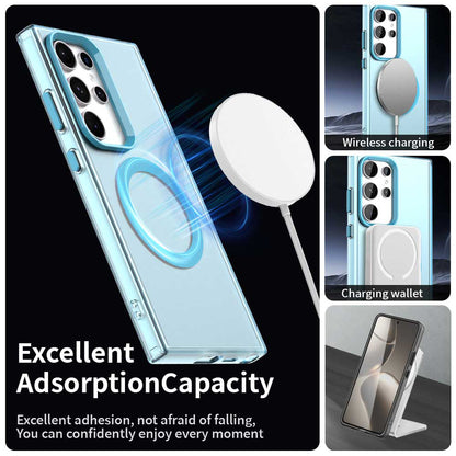 MagSafe Case for Samsung Galaxy S23 Ultra S918, Techsuit, CandyCase, Blue