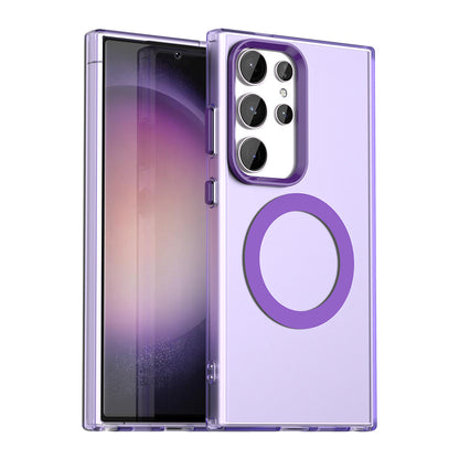 MagSafe Case for Samsung Galaxy S23 Ultra S918, Techsuit, CandyCase, Purple
