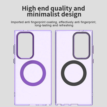 MagSafe Case for Samsung Galaxy S23 Ultra S918, Techsuit, CandyCase, Purple