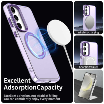 MagSafe Case for Samsung Galaxy S24 FE S721, Techsuit, CandyCase, Purple