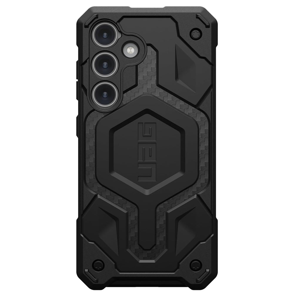 MagSafe Case for Samsung Galaxy S24 S921, Urban Armor Gear, Monarch Pro Carbon, Black
