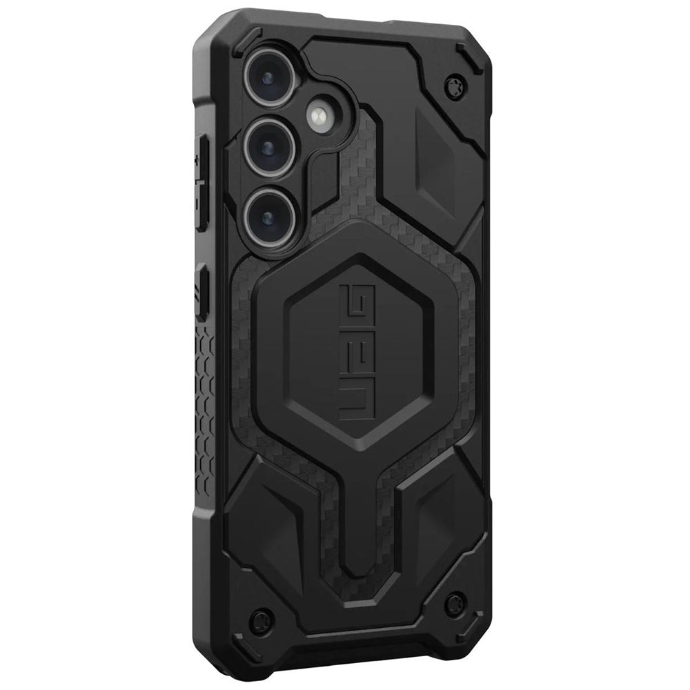 MagSafe Case for Samsung Galaxy S24 S921, Urban Armor Gear, Monarch Pro Carbon, Black