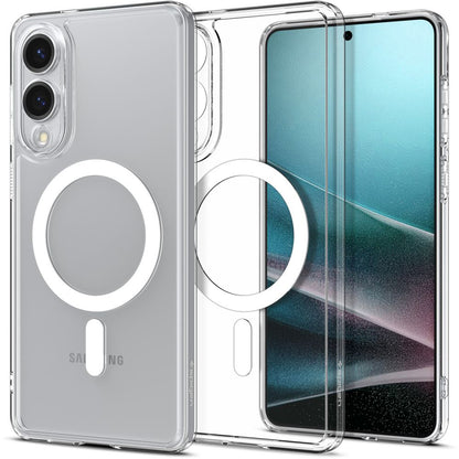 MagSafe Case for Samsung Galaxy S25 Edge S937, Spigen, Ultra Hybrid, White ACS09418