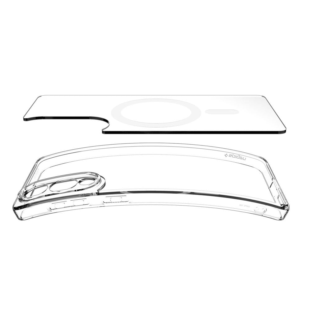 MagSafe Case for Samsung Galaxy S25 Edge S937, Spigen, Ultra Hybrid, White ACS09418