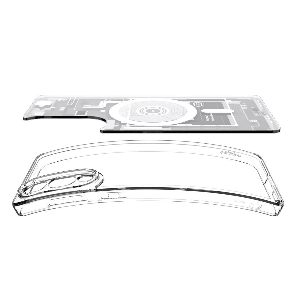 MagSafe Case for Samsung Galaxy S25 Edge S937, Spigen, Ultra Hybrid Zero One, White ACS09417