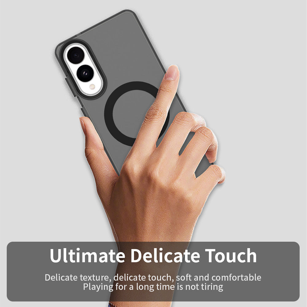 MagSafe Case for Samsung Galaxy S25 Edge S937, Techsuit, CandyCase, Black