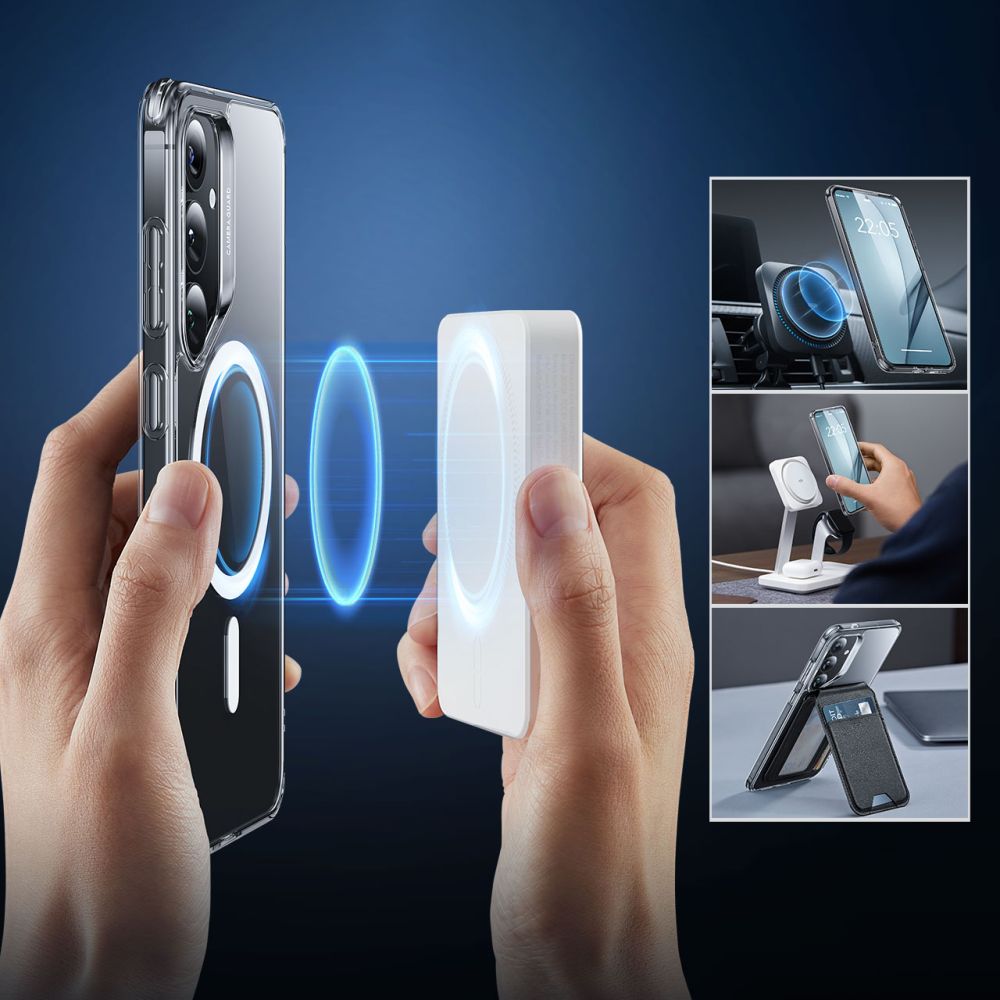 MagSafe Case for Samsung Galaxy S25+ S936, ESR, Classic Hybrid, Transparent